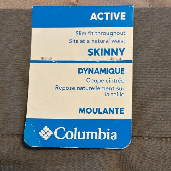 NWT Columbia Active Skinny Slim Fit Capri Crop Gray Pants Women XS - Picture 9 of 9